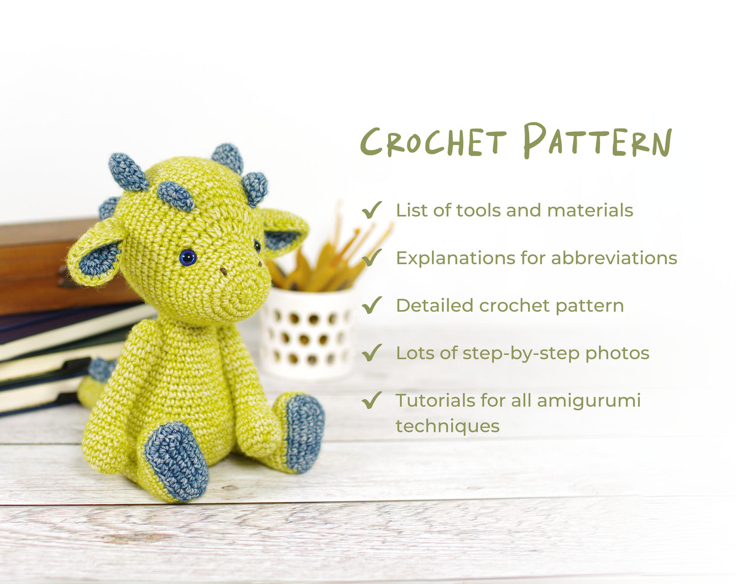 Crochet Pattern - Dragon