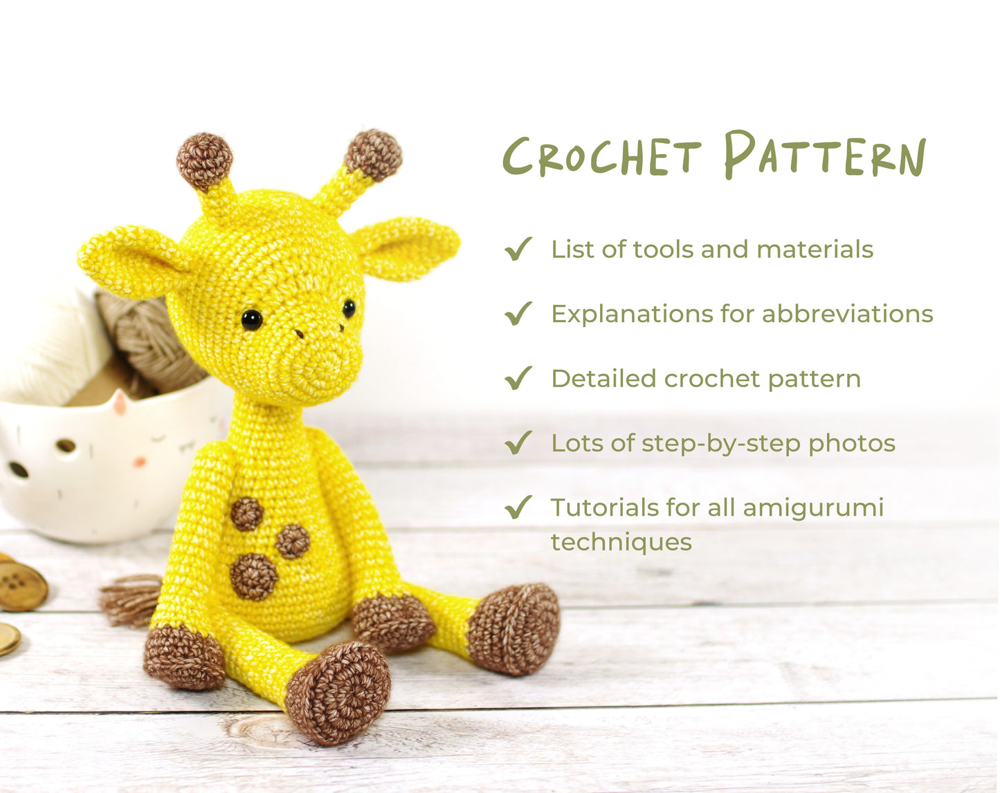 Crochet Pattern - Betty the Giraffe