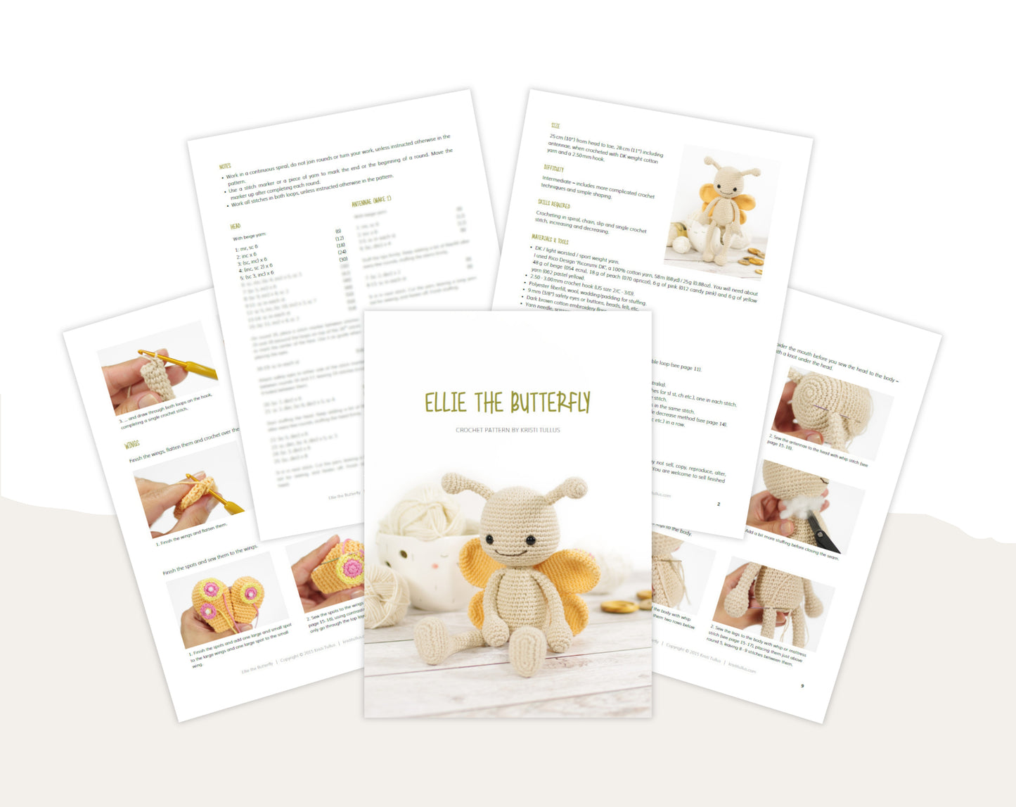 Crochet Pattern - Ellie the Butterfly