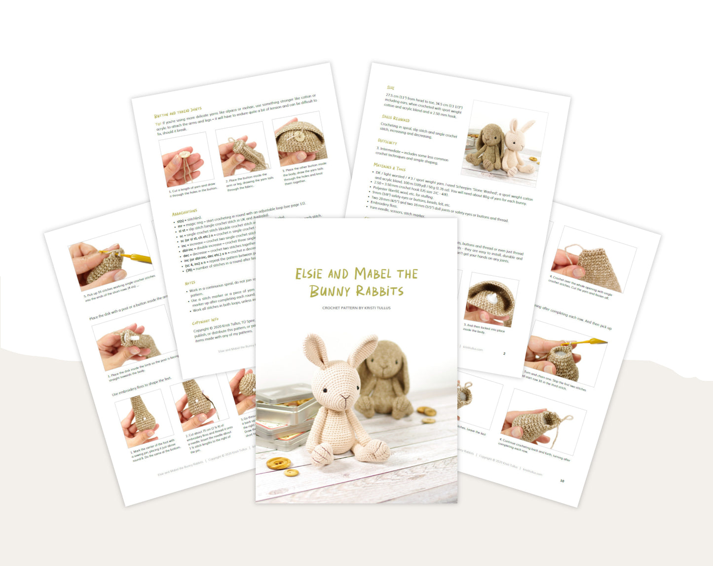 Crochet Pattern - Bunny Rabbits