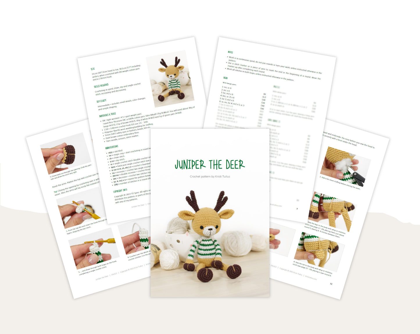 Crochet Pattern - Juniper the Deer
