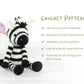 Crochet Pattern - Small Zebra