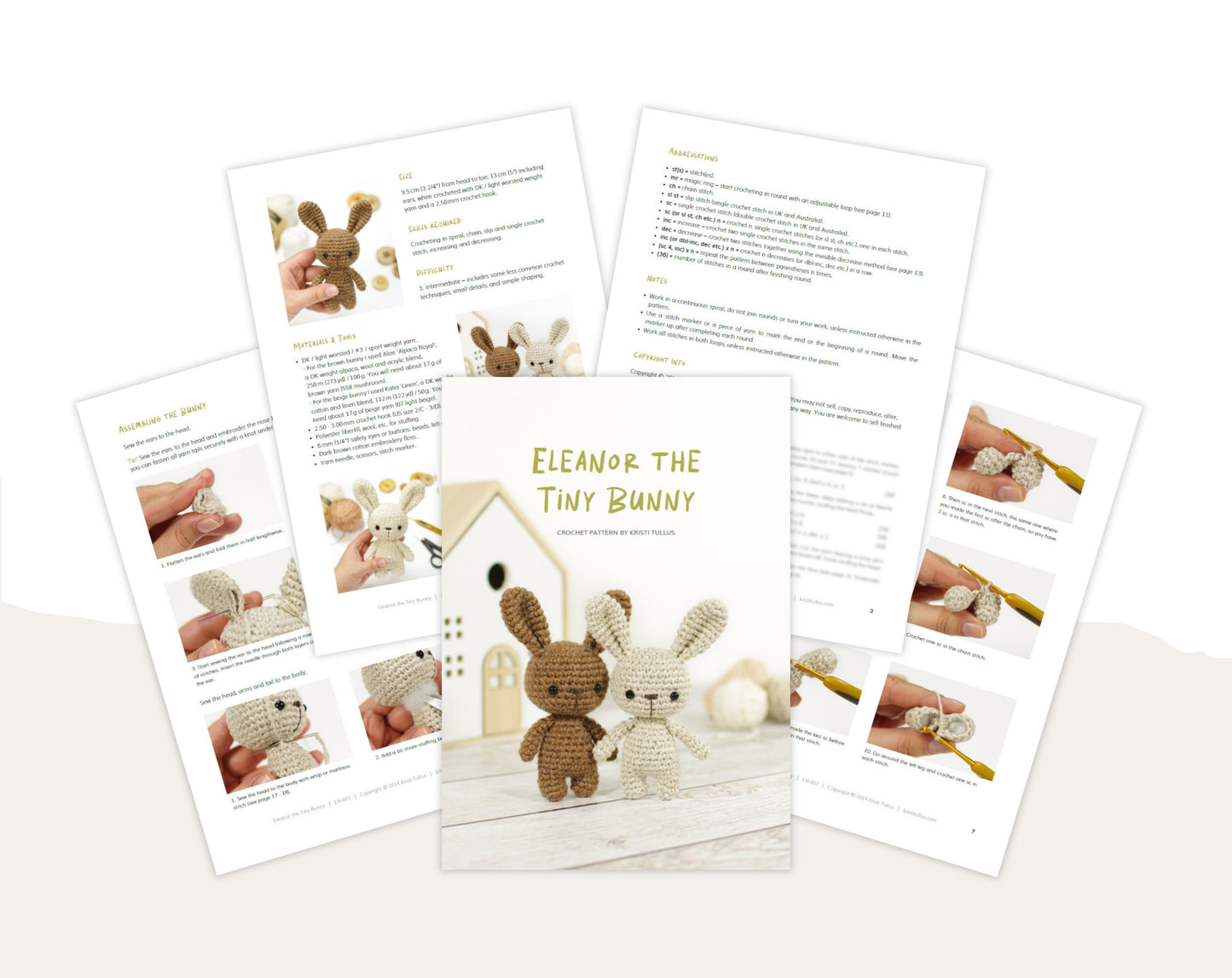 Crochet Pattern - Eleanor the Tiny Bunny