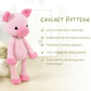 Crochet Pattern - Lily the Piglet