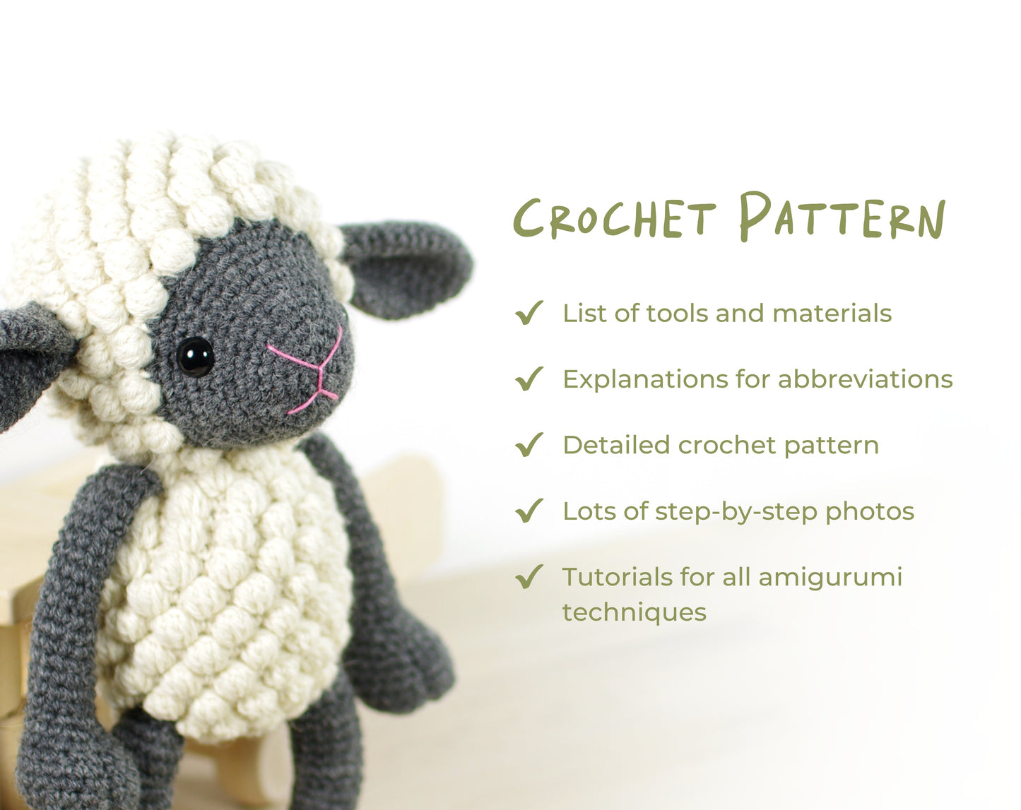 Crochet Pattern - Sheep