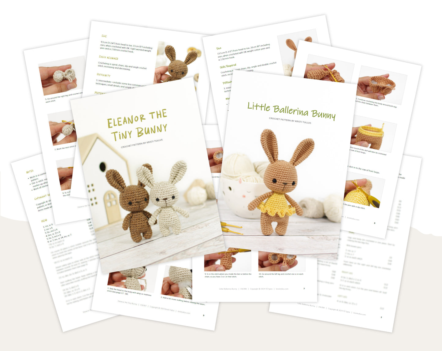Crochet Pattern - Little Bunny Family