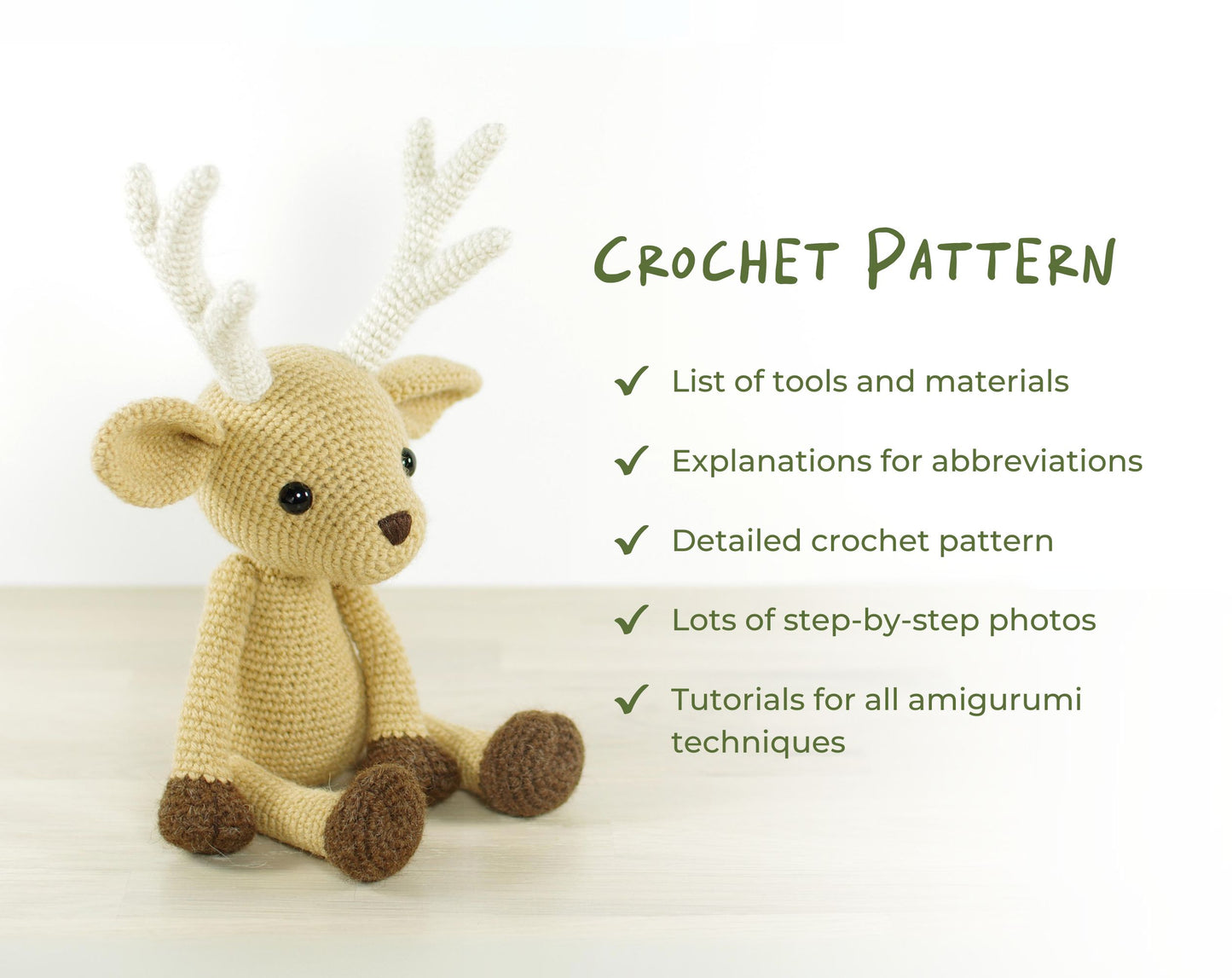 Crochet Pattern - Deer
