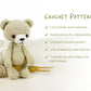 Crochet Pattern - Small Teddy Bear