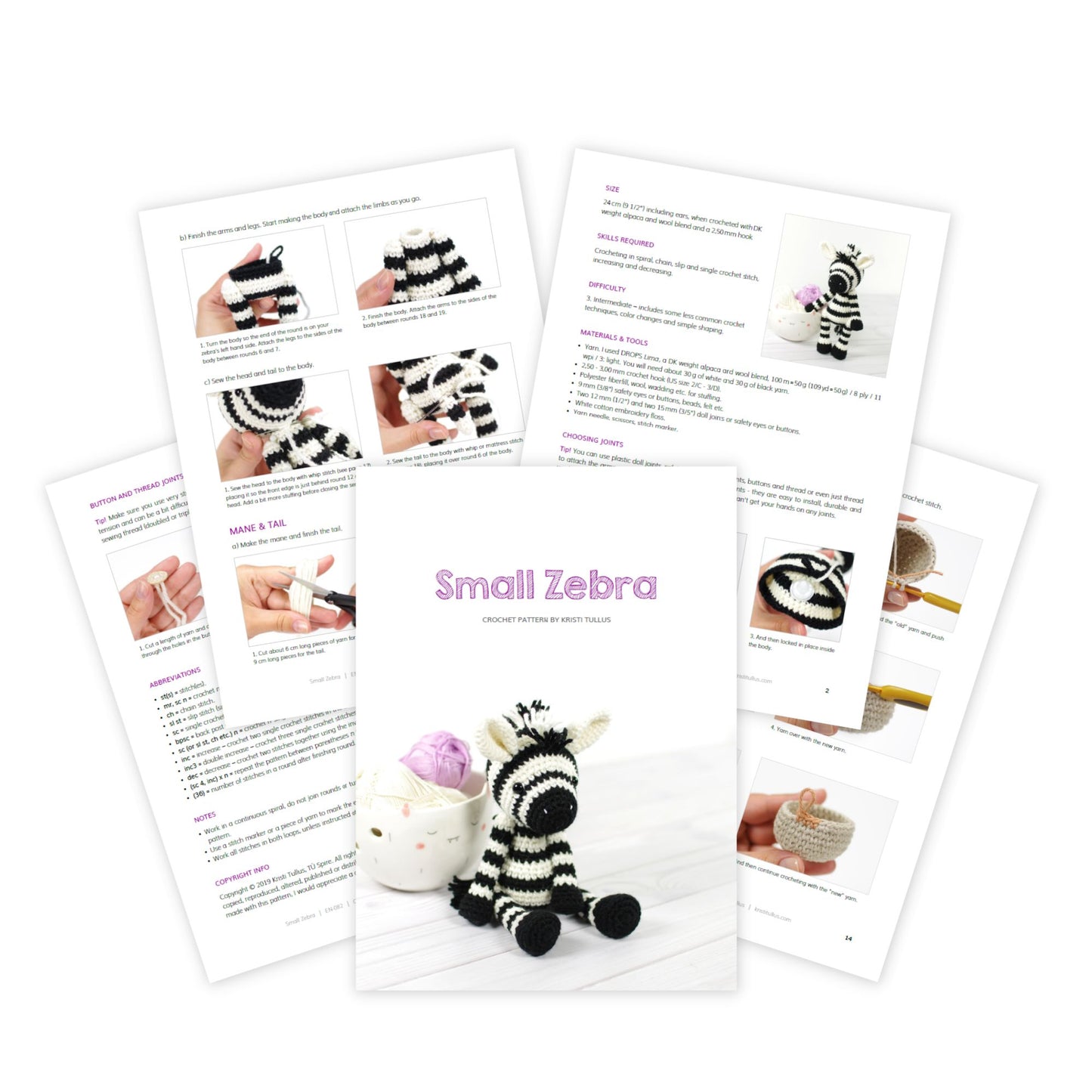 PATTERN: Small Zebra