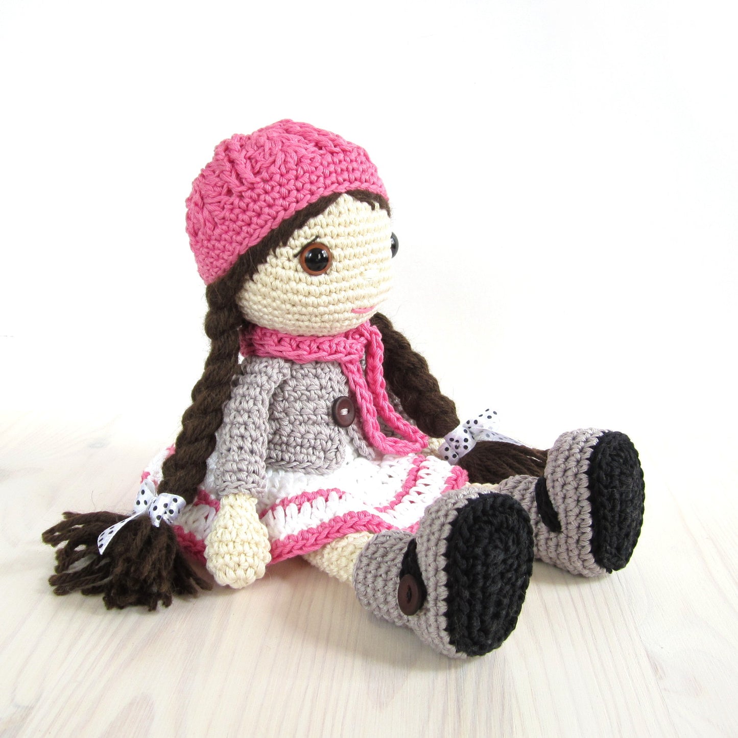 PATTERN: Doll in a Dress, Jacket and Boots