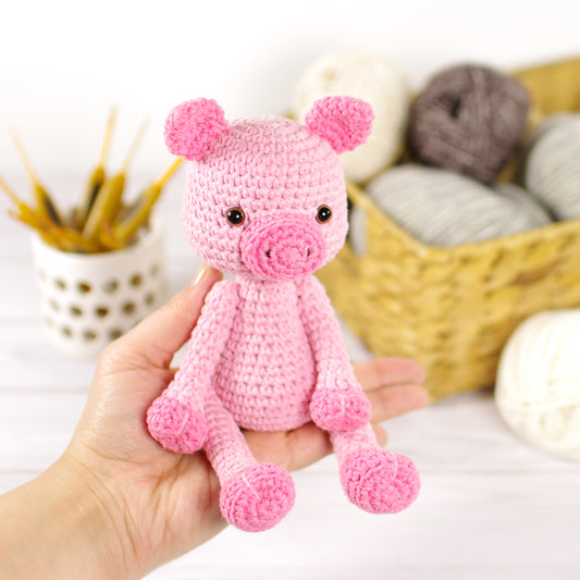 Crochet Pattern - Quincy the Small Piglet