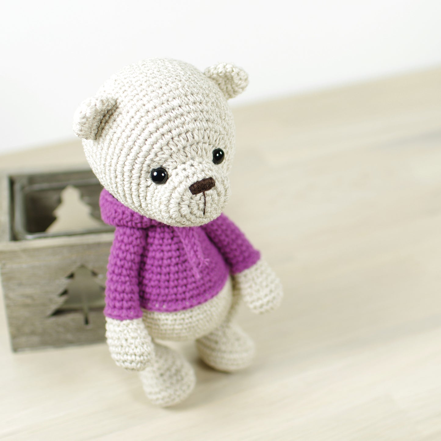 PATTERN: Teddy Bear in a Hoodie