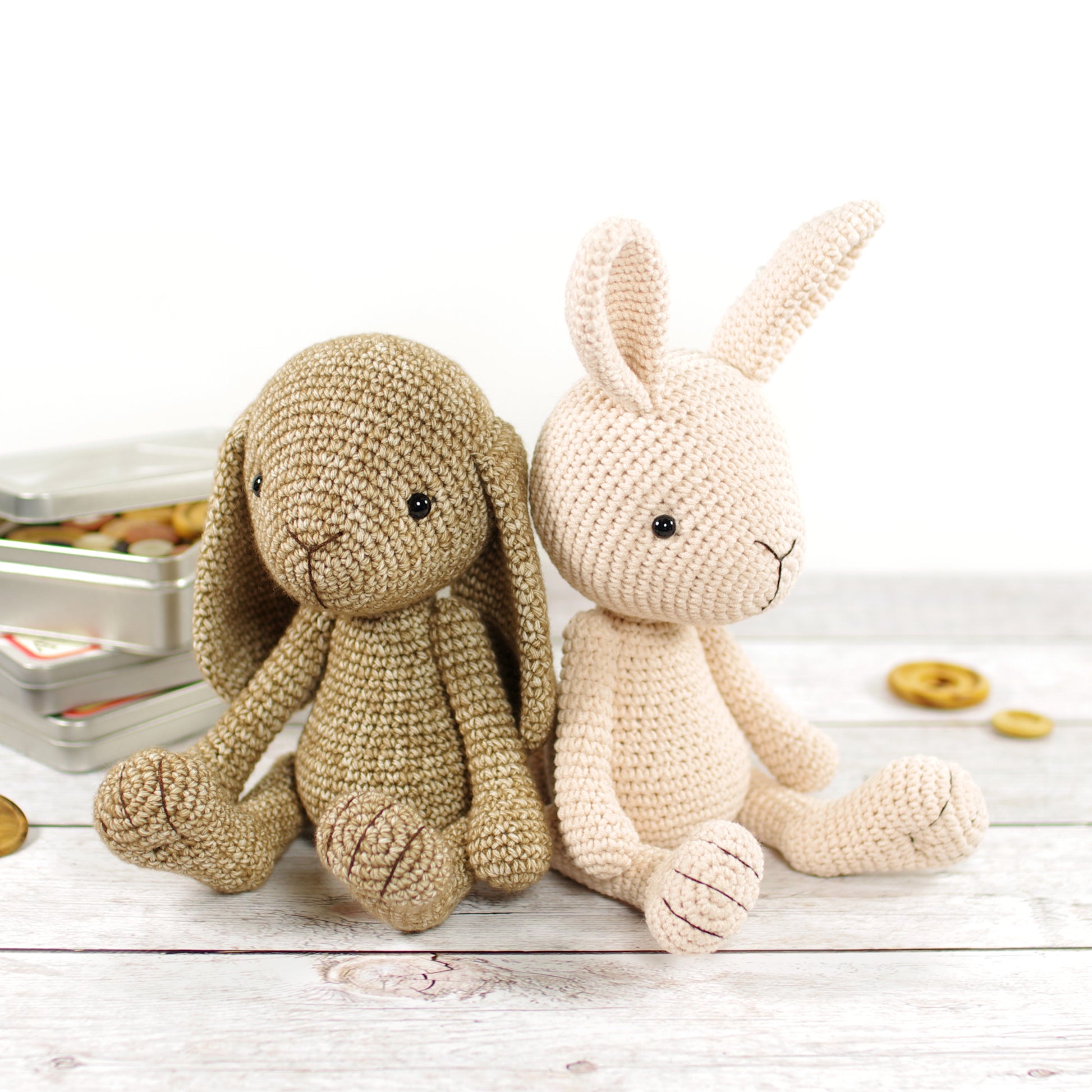Crochet Pattern Bunny Rabbits - Main Image