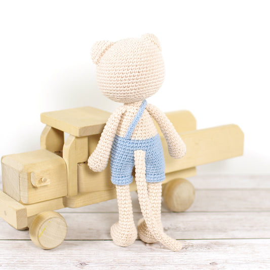 Crochet Pattern - Cat in Shorts