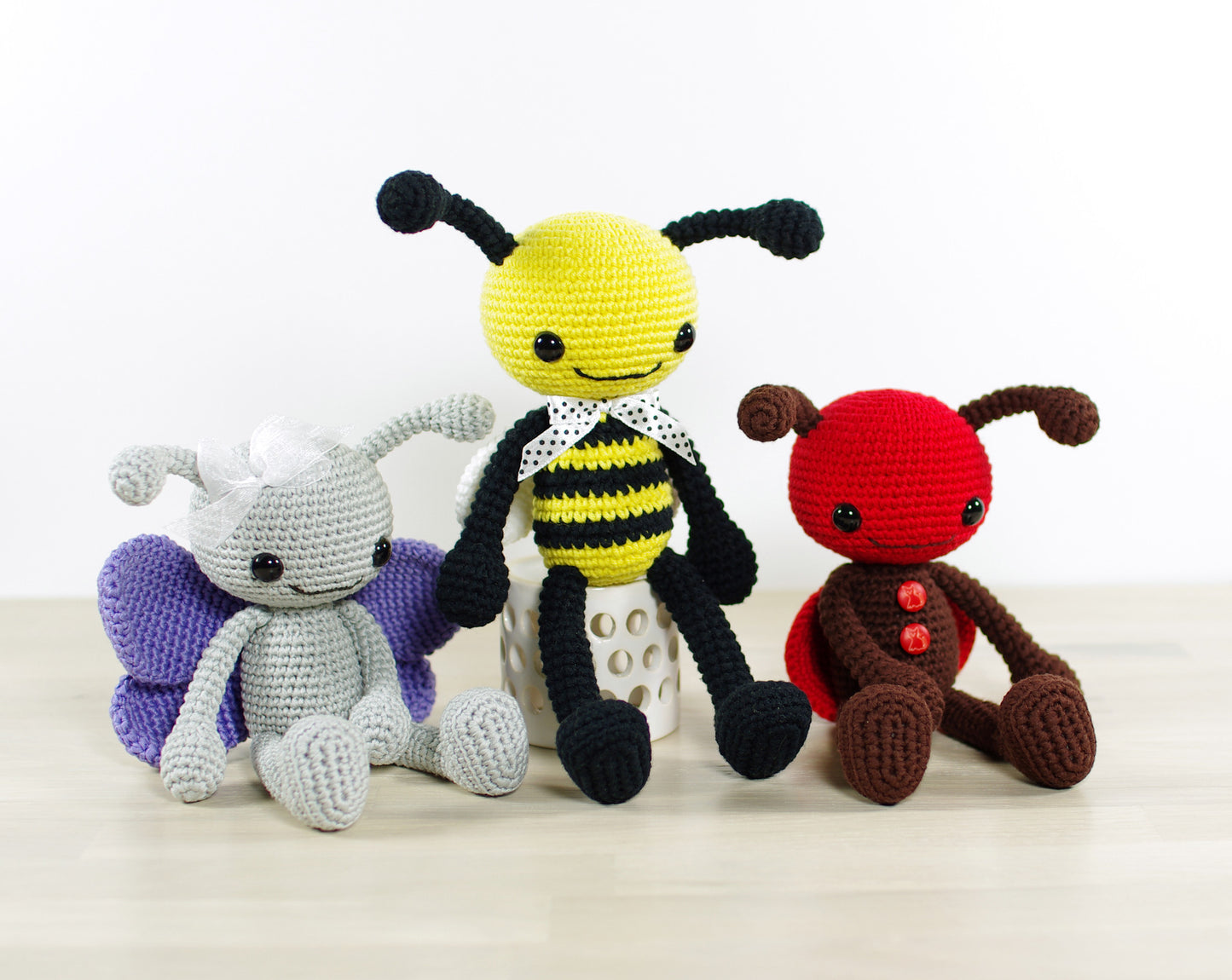 PATTERN: Ladybug, Bee and Butterfly